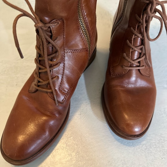 Patricia Nash Brown Leather Knee High Riding Boots - Picture 3 of 10